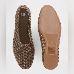 GAP Women's Brown Jelly Ballet Flats, size 9